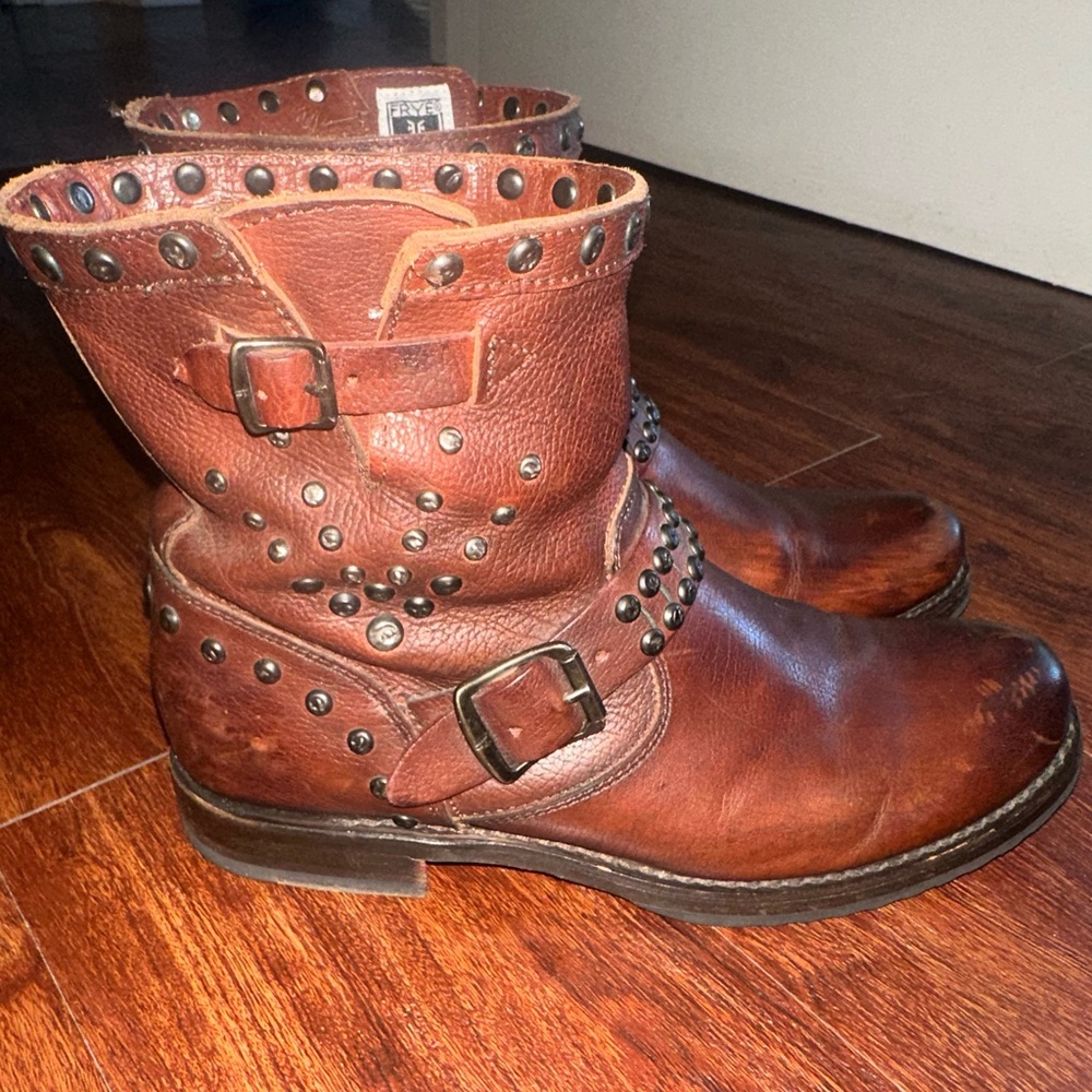 Frye Veronica Studded Moto Boot